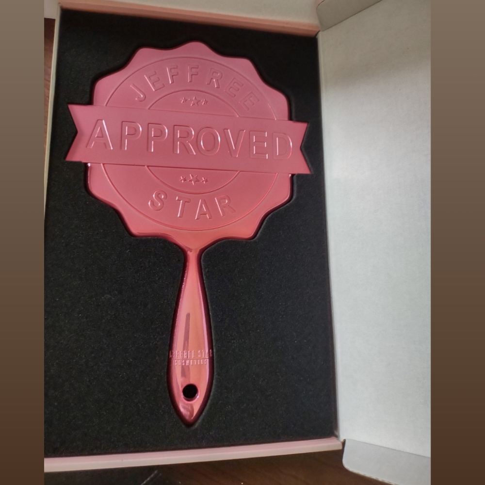 Jeffree Star Approved Pink Chrome Hand Mirror